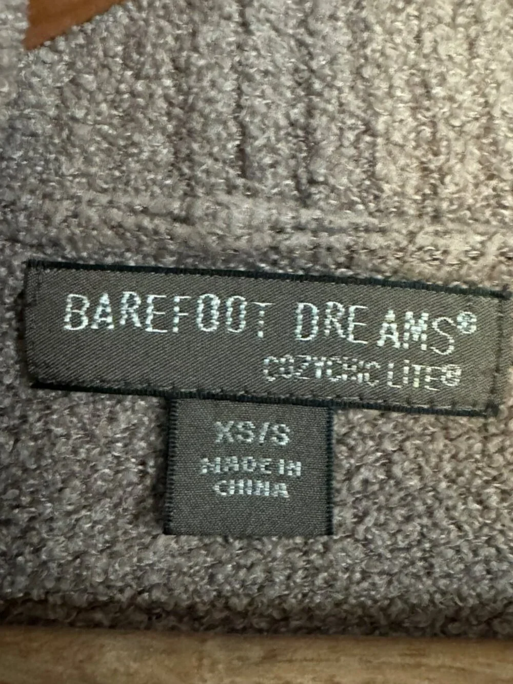 Barefoot Dreams CozyChic Lite Circle Cardigan Brown Taupe Women’s XS/S